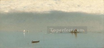 嵐を去りつつあるジョン・フレデリック・ケンセット ルミニズムの海の風景 Oil Paintings